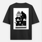 Minimal prints Oversized T-shirt (Back print) by @lacedblindy