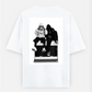 Minimal prints Oversized T-shirt (Back print) by @lacedblindy