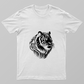 Graphic image of a head of a tiger, powerful, courageous, sigma character Unisex T-shirt by Somnath