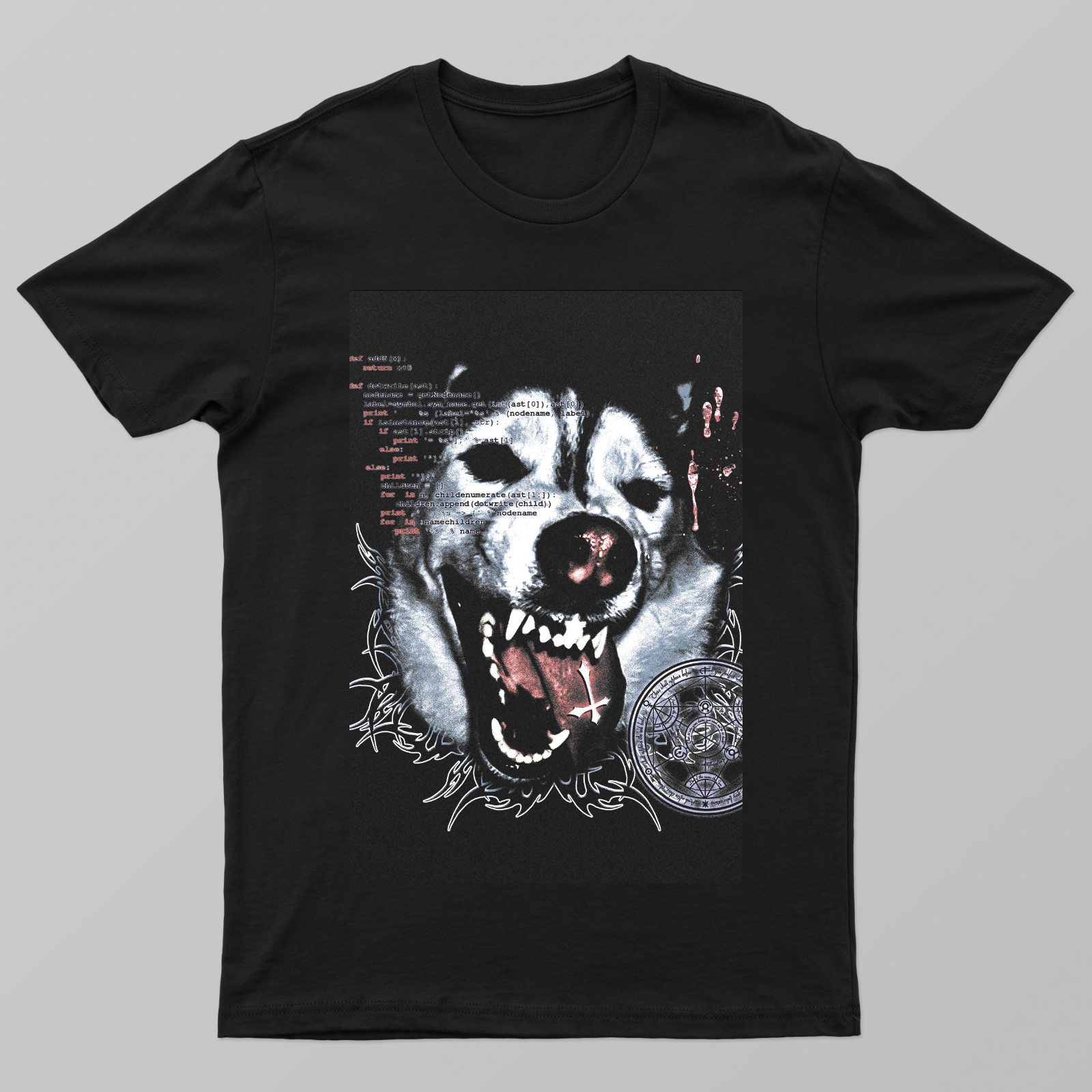 Wolf Unisex T-shirt by @t.4run._