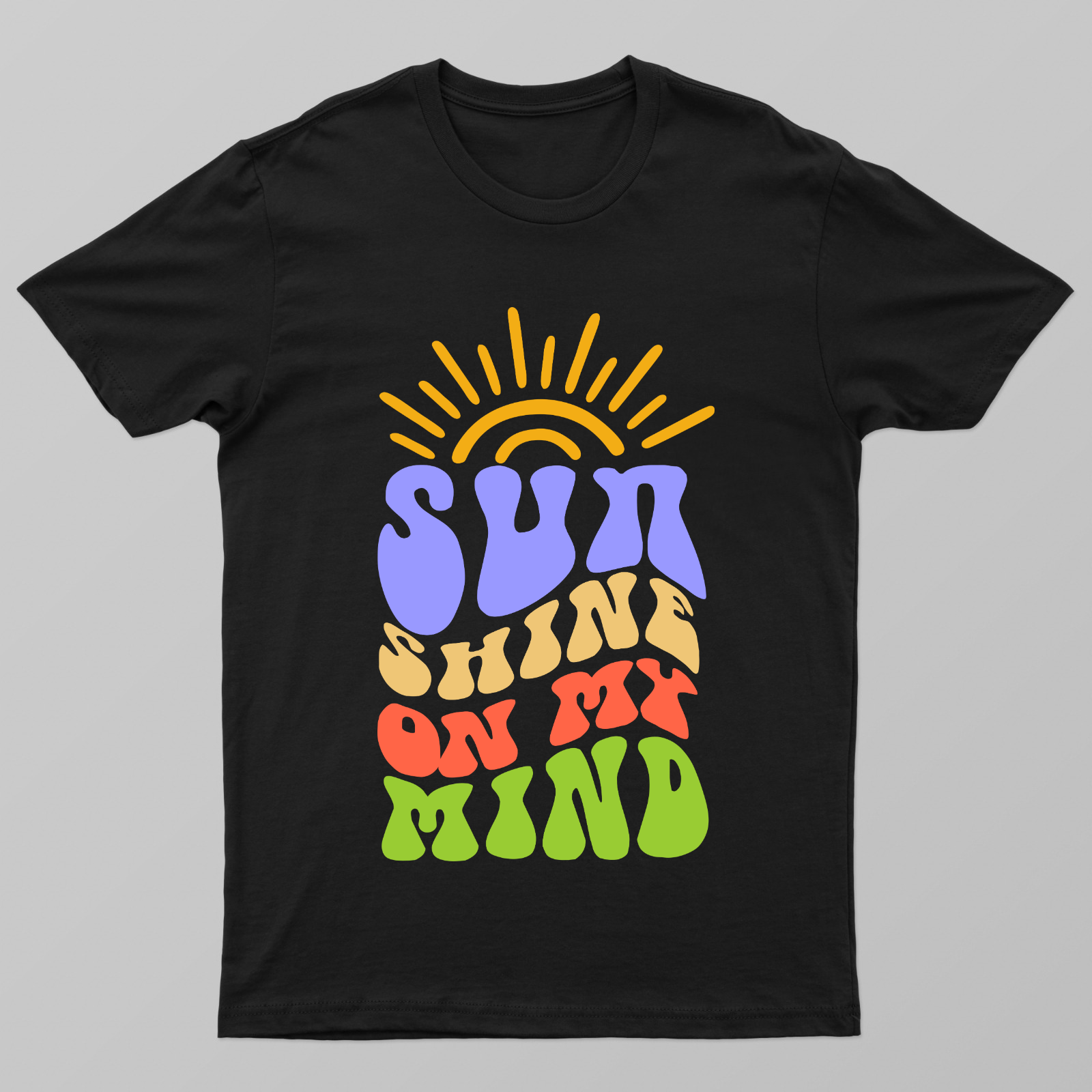 Sun Shine on my Mind T-shirt Unisex T-shirt by Harshit Shukla