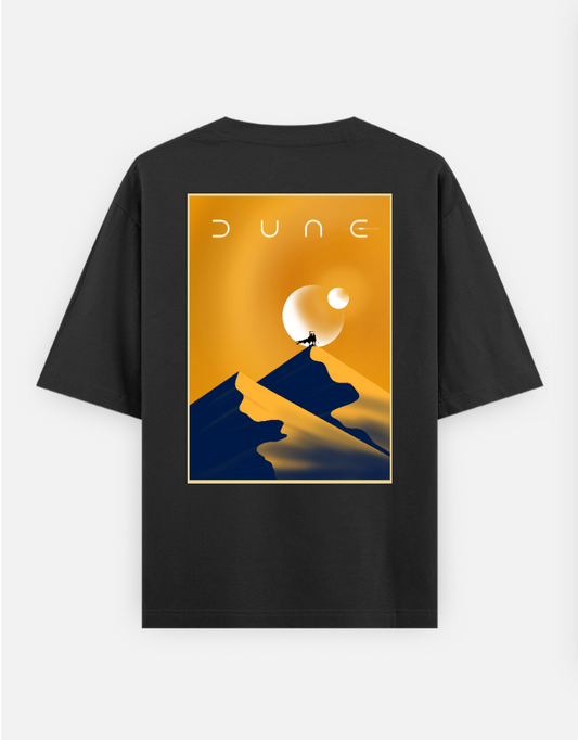 Dune T-Shirt Oversized T-shirt (Back print) by @sarangdhar_by_kunal