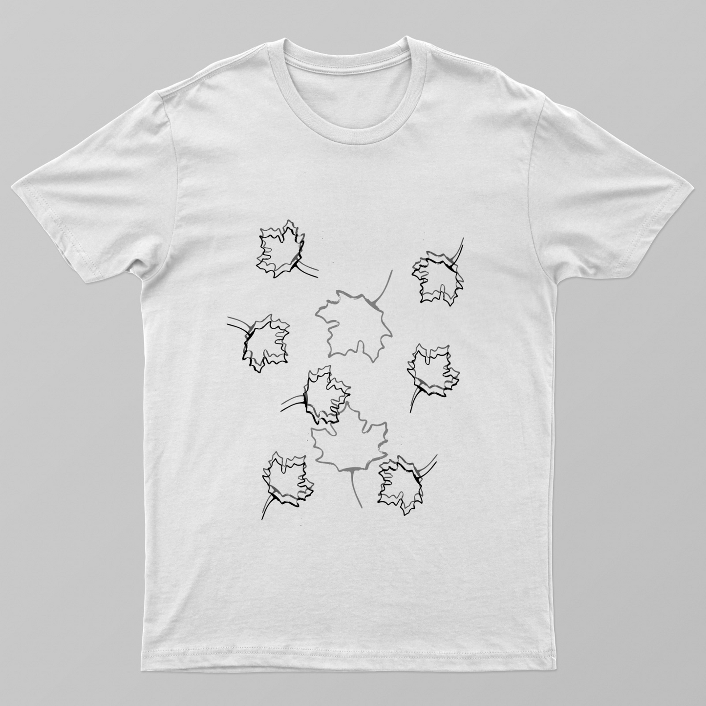 Minimal Autumn Design Unisex T-shirt by @stigma.73