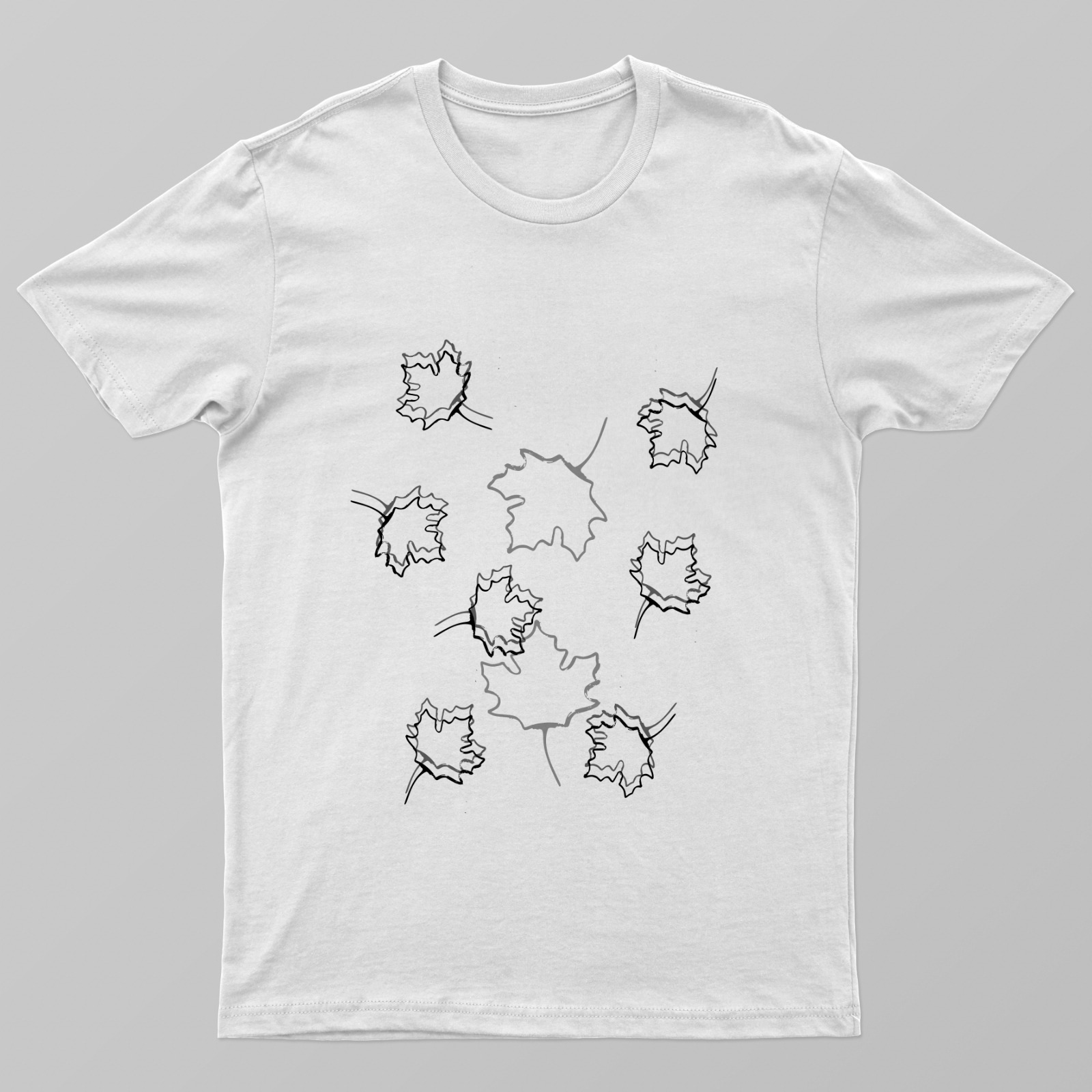 Minimal Autumn Design Unisex T-shirt by @stigma.73