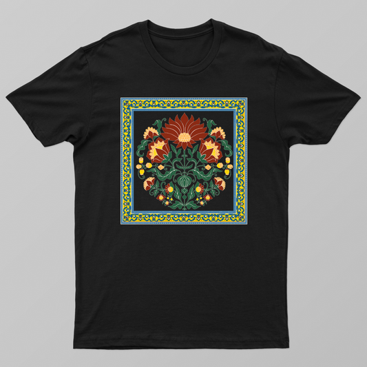 Vintage botanical illustration design Unisex T-shirt by Designs bloom
