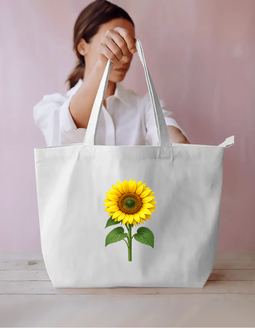 Sunflower 🌻 Everyday Large Tote Bag by Rinza 