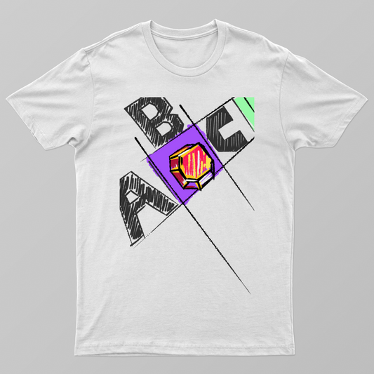 Alphabets_ABC Unisex T-shirt by Arpa Banerjee
