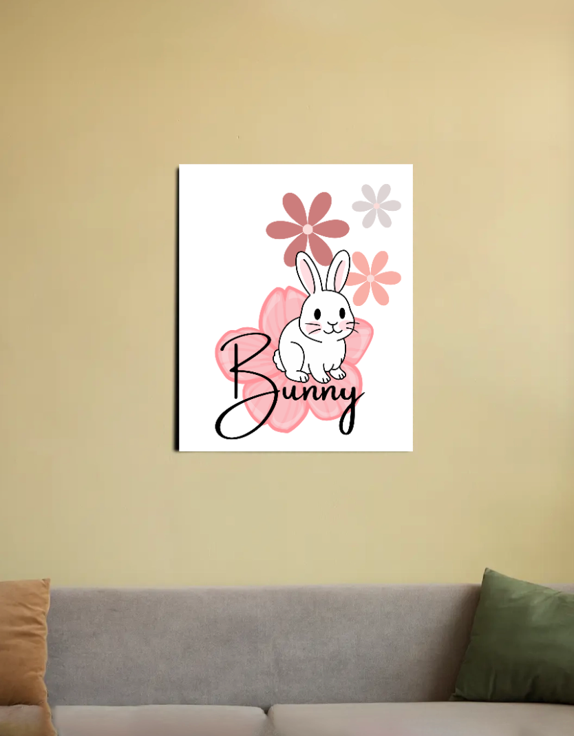 Bunny 16"x20" Canvas Poster by @sayeeda.28