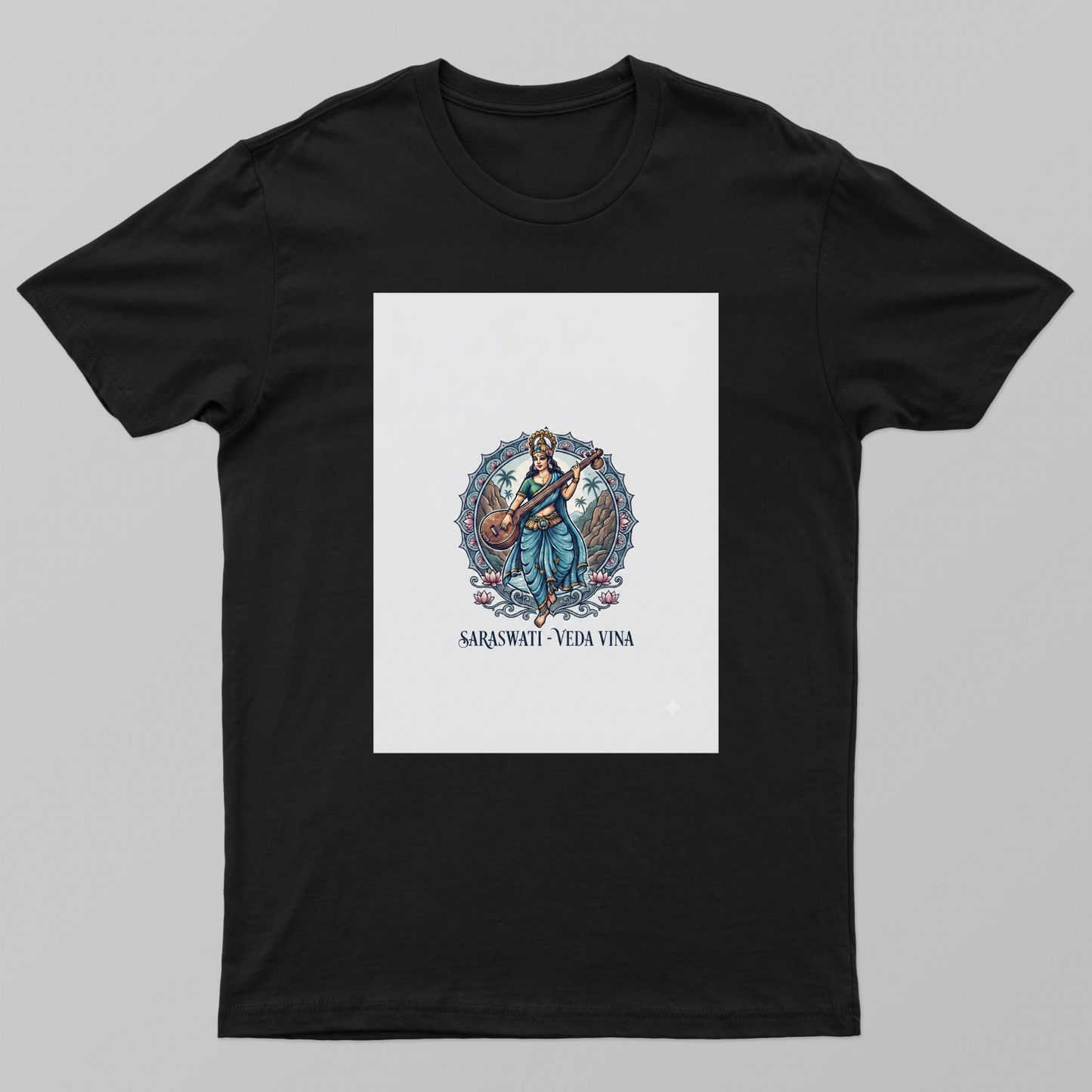 Vina veda Unisex T-shirt by Adhir Kumar 