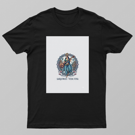 Vina veda Unisex T-shirt by Adhir Kumar 