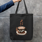 Say Cappuccino Tote Bag Zipper Tote Bag by @rd_digital_store