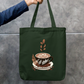 Say Cappuccino Tote Bag Zipper Tote Bag by @rd_digital_store