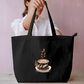 Say Cappuccino Tote Bag Everyday Large Tote Bag by @rd_digital_store