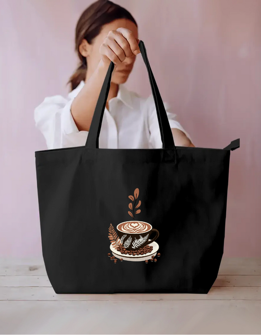 Say Cappuccino Tote Bag Everyday Large Tote Bag by @rd_digital_store