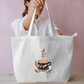 Say Cappuccino Tote Bag Everyday Large Tote Bag by @rd_digital_store