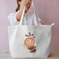 Say Cappuccino Tote Bag Everyday Large Tote Bag by @rd_digital_store