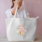 Flower illustration Tote Bag Everyday Large Tote Bag by @rd_digital_store
