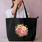 Flower illustratio Tote Bag Everyday Large Tote Bag by @rd_digital_store