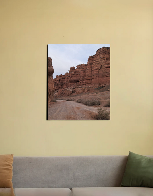 Canyon 16"x20" Canvas Poster by Shubhra Saha