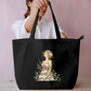 Floral She Tote Bag Everyday Large Tote Bag by @rd_digital_store