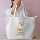 Floral She Tote Bag Everyday Large Tote Bag by @rd_digital_store