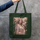 Floral She Tote Bag Zipper Tote Bag by @rd_digital_store
