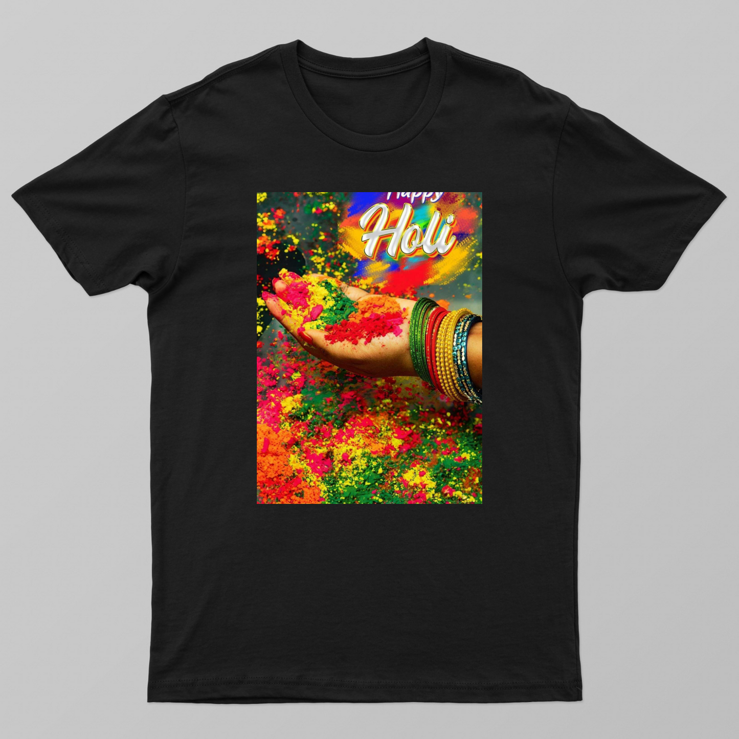 Holi picture Unisex T-shirt by Susweta Bagchi