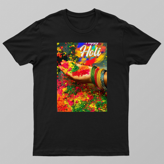 Holi picture Unisex T-shirt by Susweta Bagchi