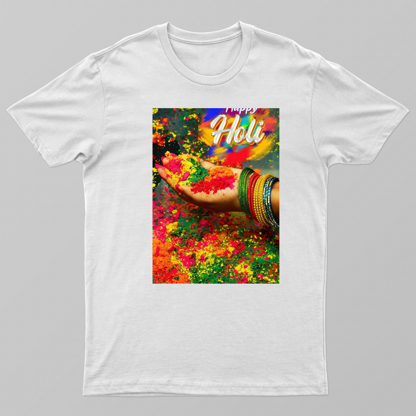 Holi picture Unisex T-shirt by Susweta Bagchi