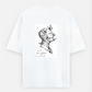 Hello world Oversized T-shirt (Back print) by Shreya Agashe
