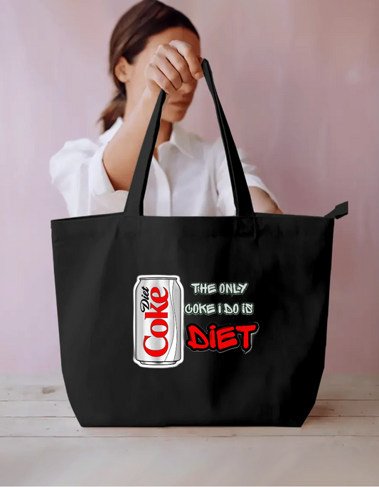 Diet Coke Everyday Large Tote Bag by @diva_chhabra03