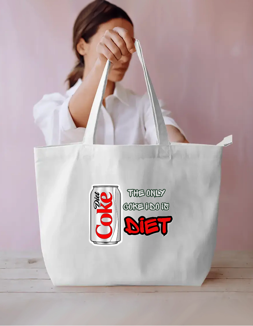 Diet Coke Everyday Large Tote Bag by @diva_chhabra03