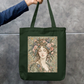 Floral She Tote Bag Zipper Tote Bag by @rd_digital_store