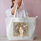 Floral She Tote Bag Everyday Large Tote Bag by @rd_digital_store