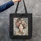 Floral Me Tote Bag Zipper Tote Bag by @rd_digital_store