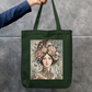 Floral Me Tote Bag Zipper Tote Bag by @rd_digital_store