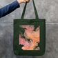 Abstract Pink Tote Bag Zipper Tote Bag by @rd_digital_store