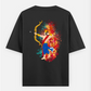 Karna Design Oversized T-shirt (Back print) by @sarangdhar_by_kunal