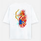 Karna Design Oversized T-shirt (Back print) by @sarangdhar_by_kunal
