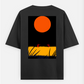 Standoff Oversized T-shirt (Back print) by @djl_cambo