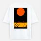 Standoff Oversized T-shirt (Back print) by @djl_cambo