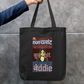 Baddie Zipper Tote Bag by @Anuuuzz010