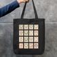 Love Stamp Tote Bag Zipper Tote Bag by @rd_digital_store