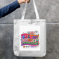 Productivity Zipper Tote Bag by @Anuuuzz010