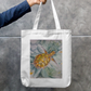 Sea Turtle Zipper Tote Bag by @singhscape.studio