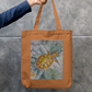Sea Turtle Zipper Tote Bag by @singhscape.studio