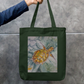 Sea Turtle Zipper Tote Bag by @singhscape.studio