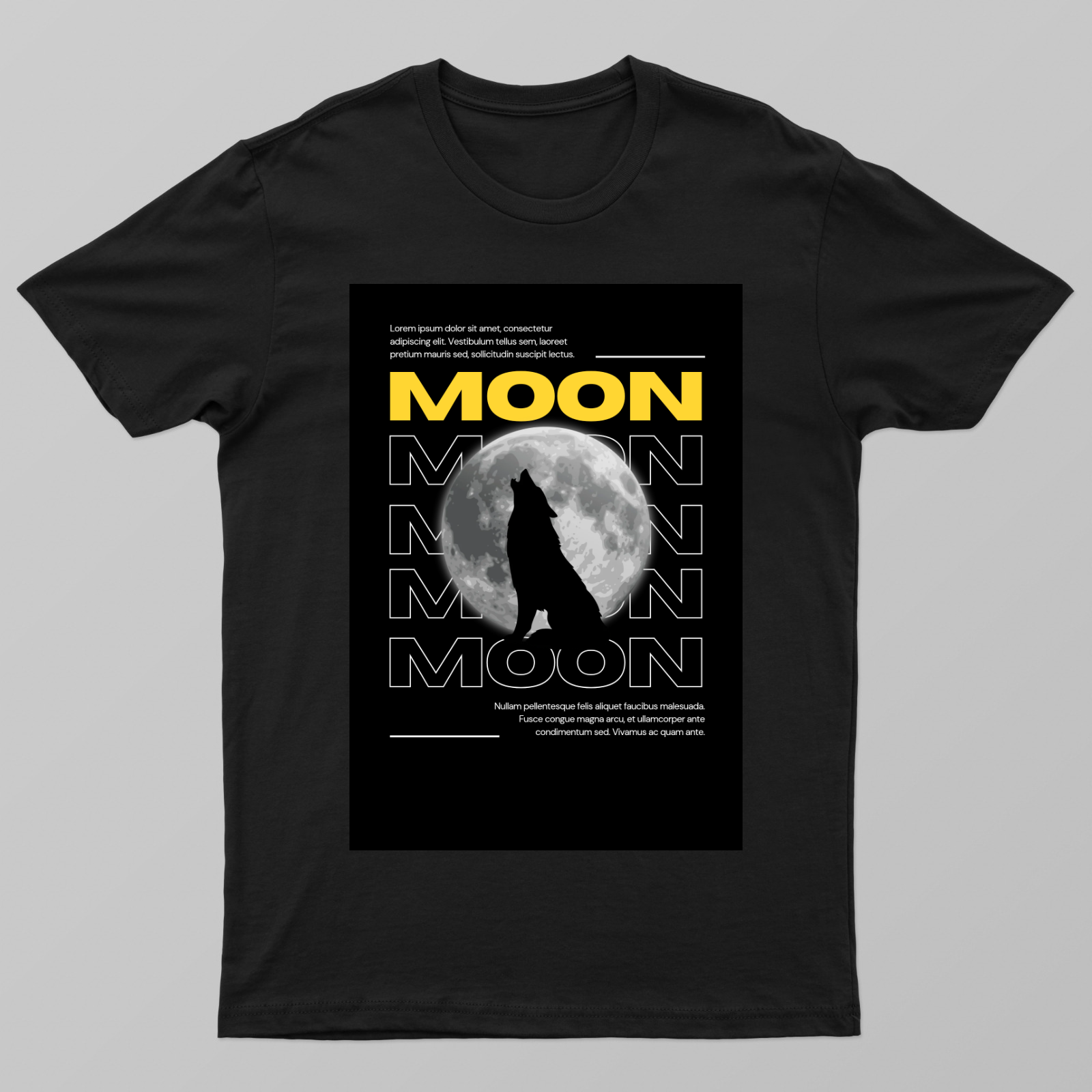 Moon lover Unisex T-shirt by Sejal Makadiya