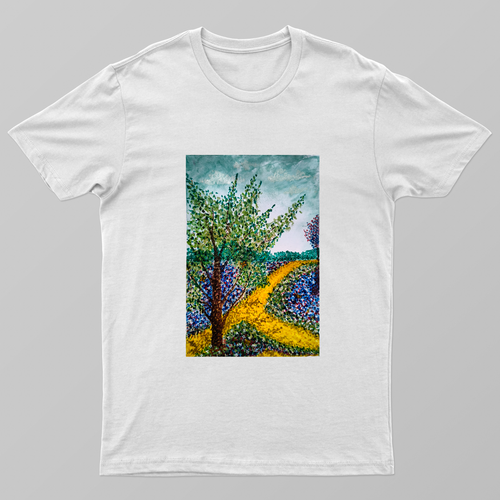 Nostalgic nature Unisex T-shirt by Moyuri Roy