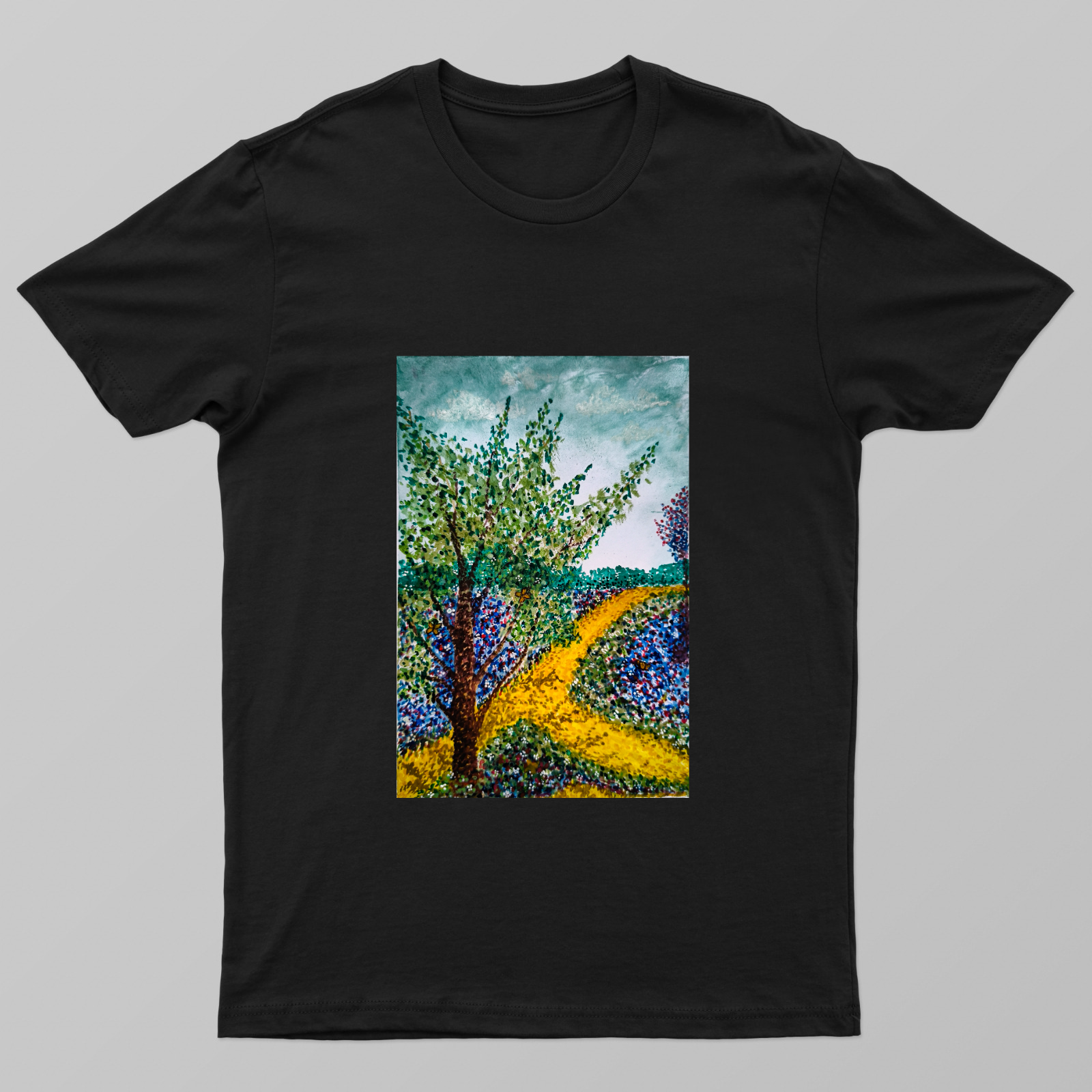 Nostalgic nature Unisex T-shirt by Moyuri Roy